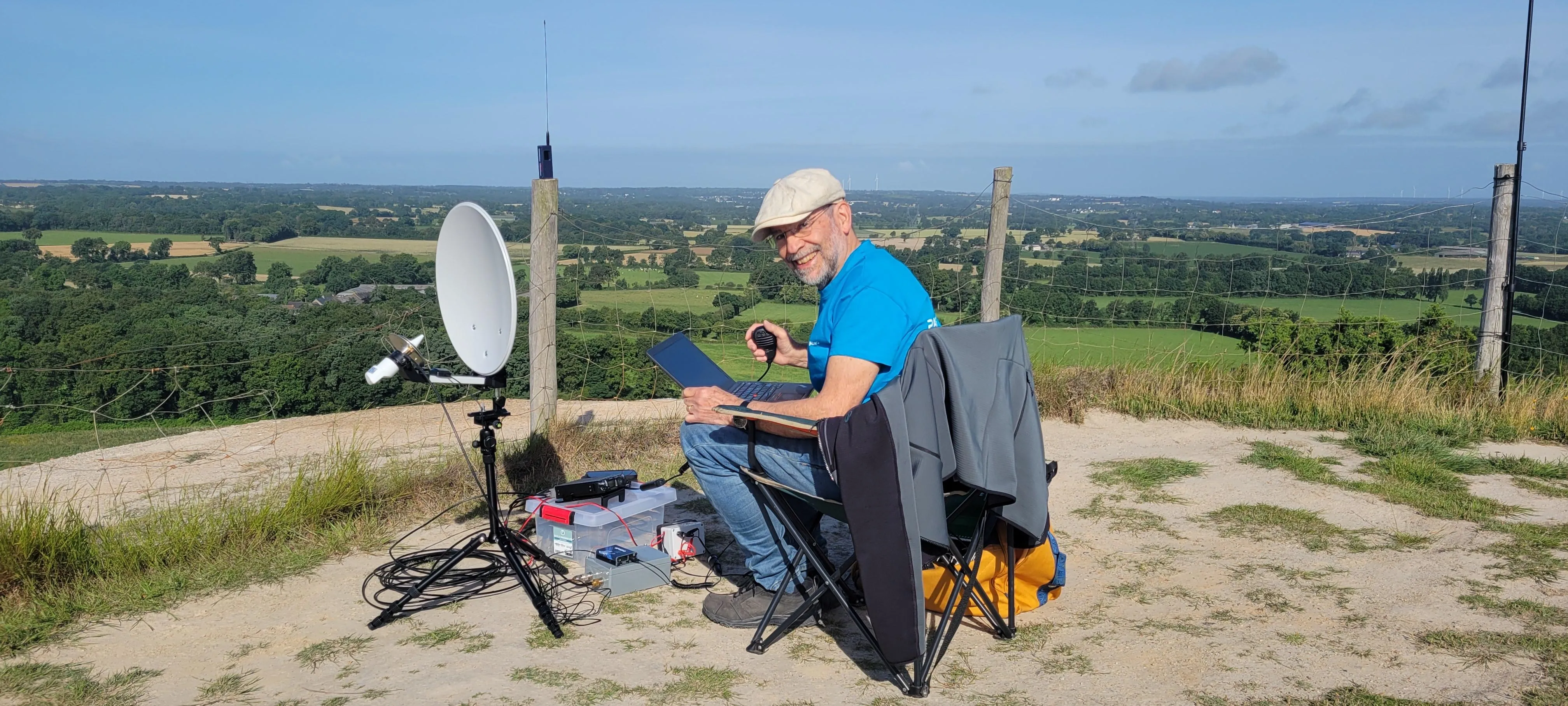 QSO via QO-100 en direct