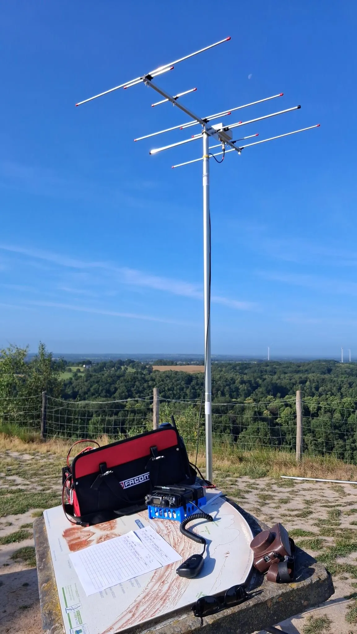 Installation F4JKD au sommet