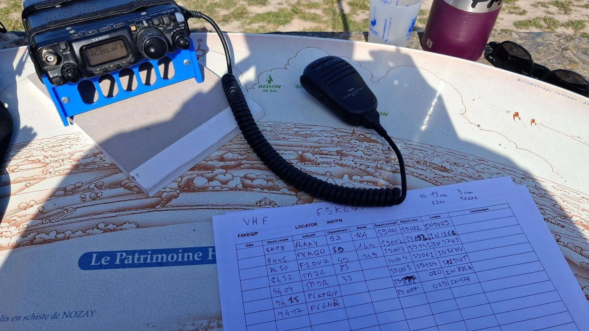 Station FT-817 en action sur le Terril