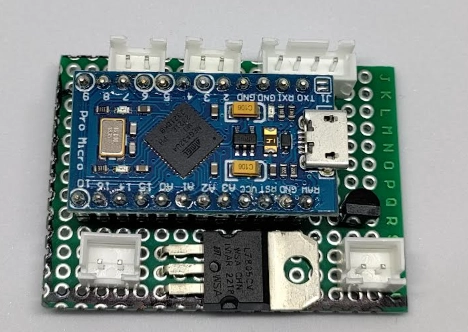 Carte Arduino Leonardo pour le pilotage du wattmètre