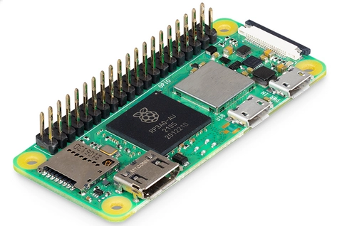 Module ENC28J60 monté sur un Raspberry Pi Zero